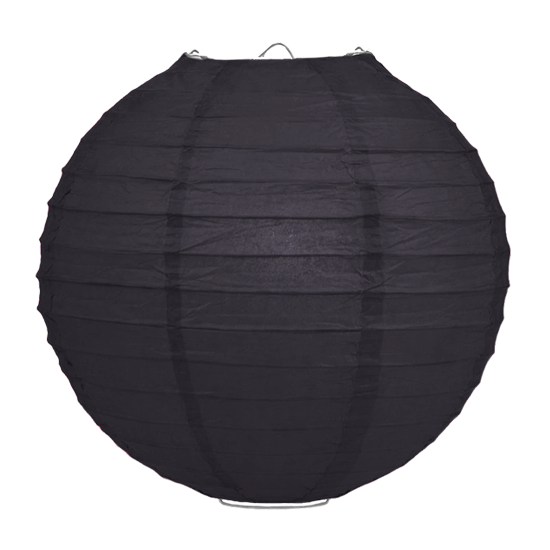 Lampion zwart 50cm