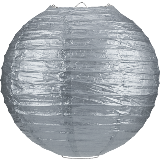 Lampion zilver 80cm