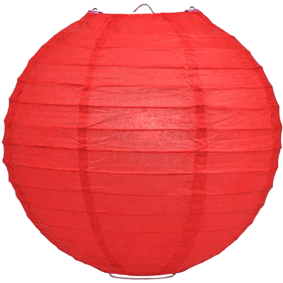 Lampion rood 80cm