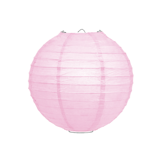 Lampion lichtroze 25cm