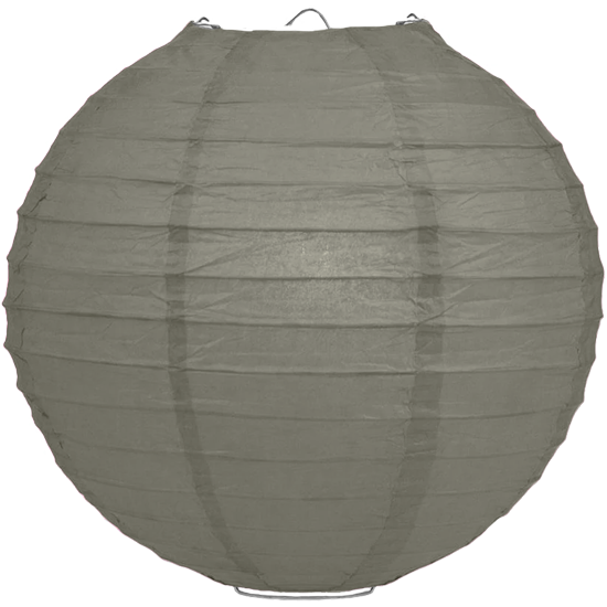 Lampion kiezelgrijs 80cm