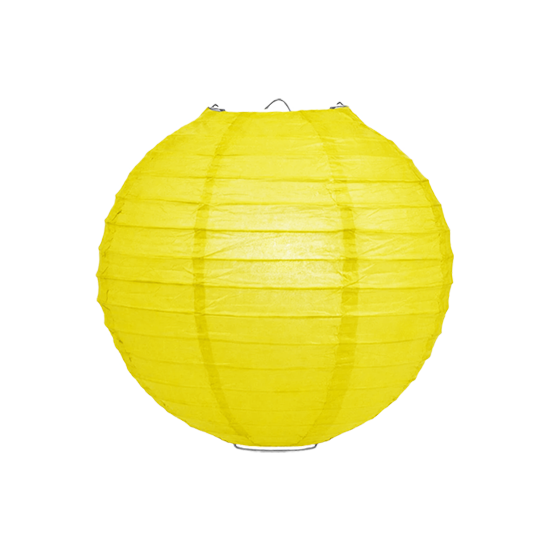 Lampion geel 25cm