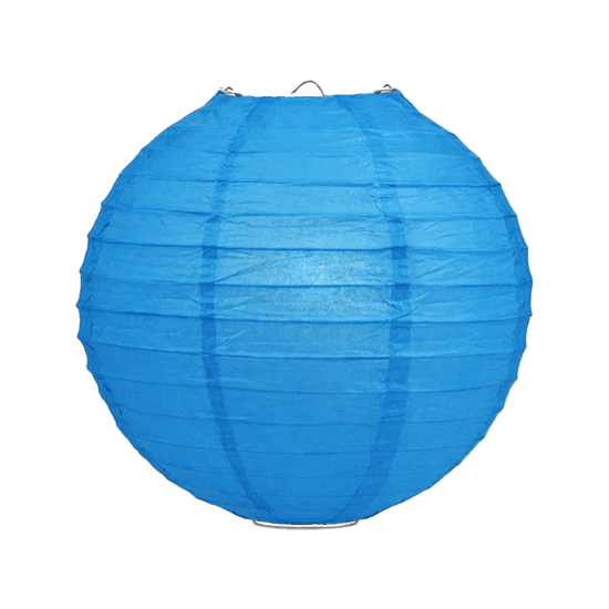 Lampion blauw 35cm