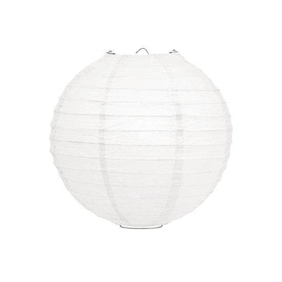 Lampion wit 25cm