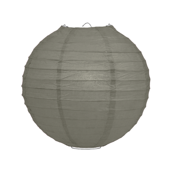 Lampion kiezelgrijs 35cm