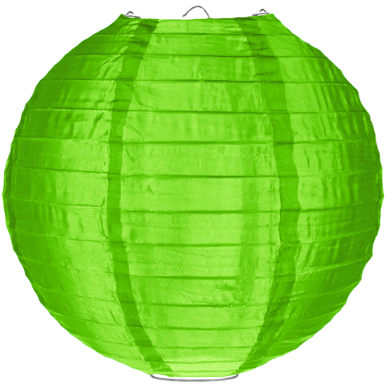 Nylon lampion groen 80cm