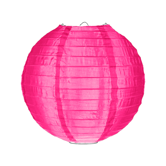 Nylon lampion roze 35cm
