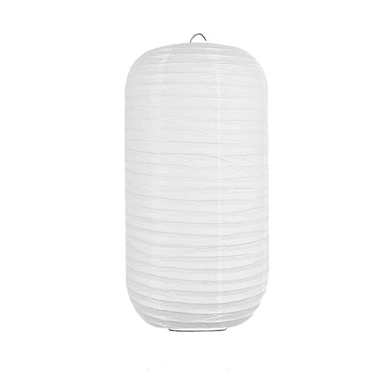 Lampion cilinder wit 20 x 35cm