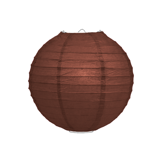 Lampion bruin 25cm