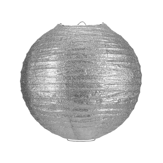 Lampionpakket - Papier - Pink &amp; Silver - 10-delig