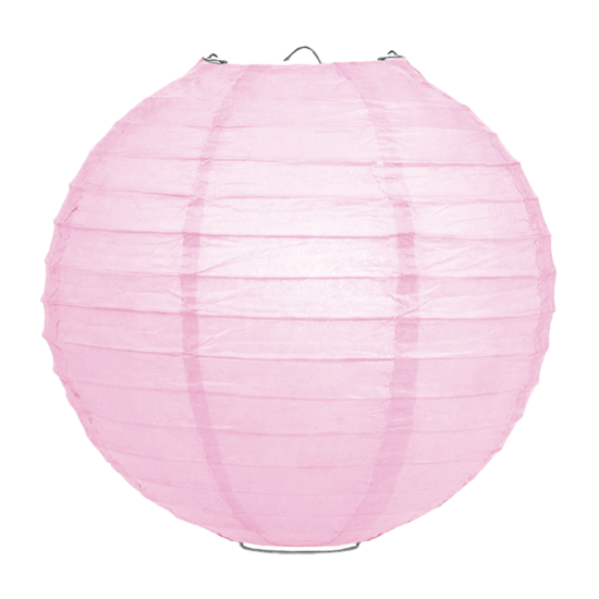 Lampionpakket - Papier - Pink &amp; Silver - 10-delig