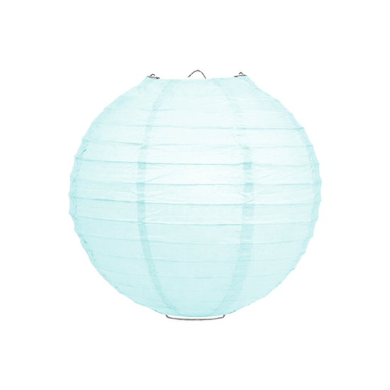 Lampionpakket - Papier - Dusty Blue &amp; Gold - 10-delig