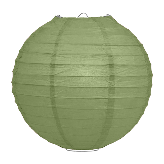 Lampion legergroen 50cm