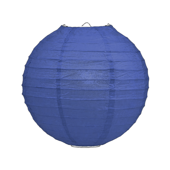 Lampion donkerblauw 35cm