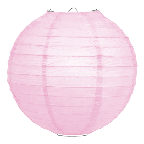 Lampion licht roze 70cm