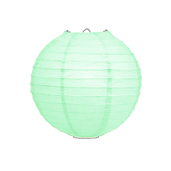 Lampion licht mint 25cm