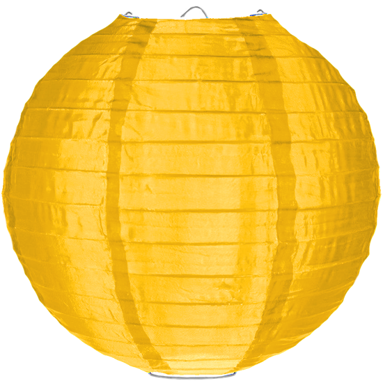 Nylon lampion maisgeel 80cm