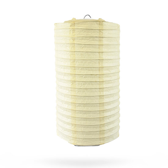 Lampion cilinder ivoor 20 x 35cm