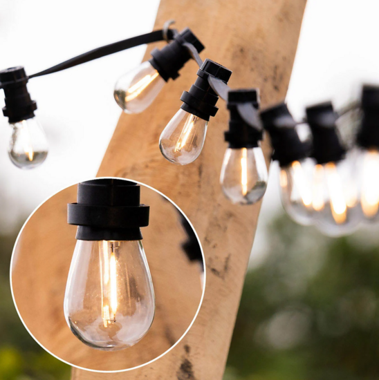 Warm witte filament lampen - 1 watt