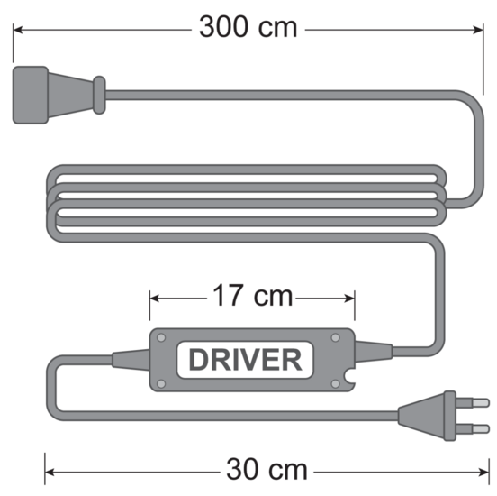 Dimmer incl. afstandsbediening, tot 350W, 500W of 650W