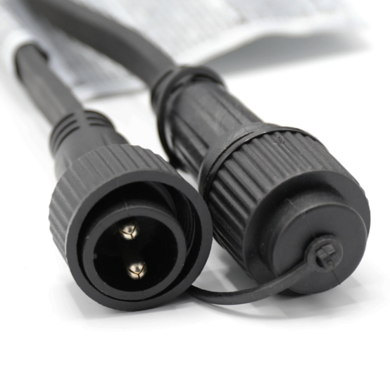 Tussenstuk voor verlengen koppelbare prikkabel