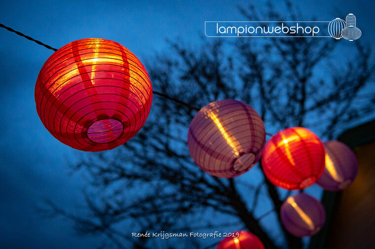 Nylon Lampionnen &amp; LED String