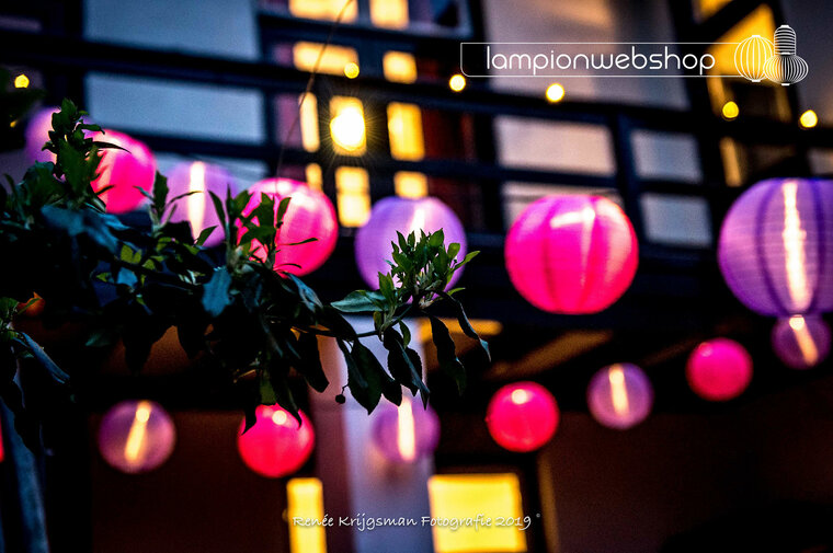 Nylon Lampionnen &amp; LED String