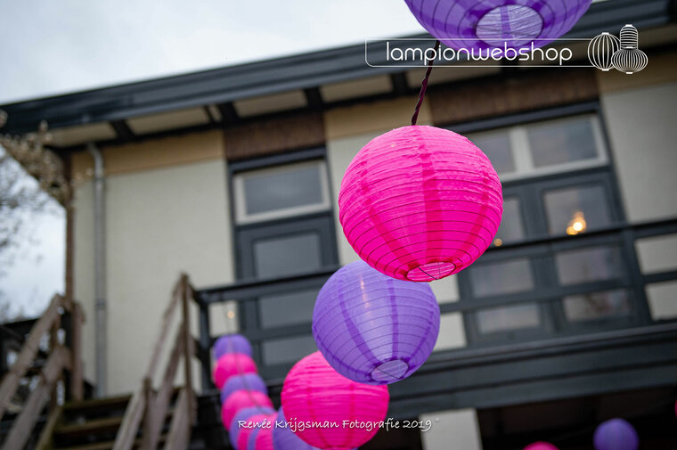 Nylon Lampionnen &amp; LED String