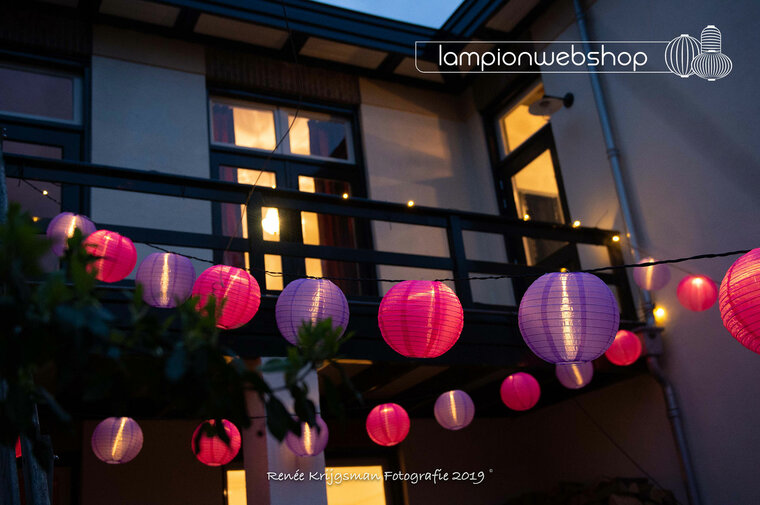 Nylon Lampionnen &amp; LED String