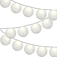 Lampionpakket - Wit - 20-delig - incl. LED string