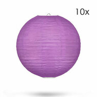 Lampionpakket - Paars &amp; Fuchsia - 20-delig - incl. LED string 03