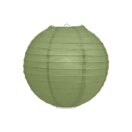 Lampion legergroen 25cm