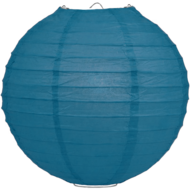 Lampion petrol blauw 80cm