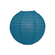 Lampion petrol blauw 25cm