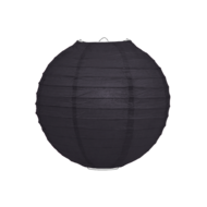 Lampion zwart 25cm