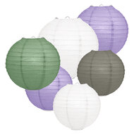 Lampionpakket - Papier - Lavendel Dreams - 20-delig