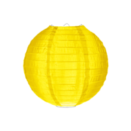 Nylon lampion geel 25cm