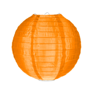 Nylon lampion oranje 35cm
