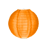 Nylon lampion oranje 25cm