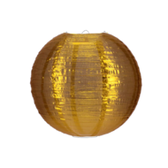 Nylon lampion goud 25cm