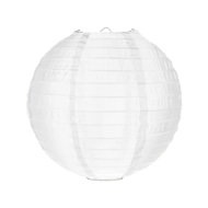 Nylon lampion wit 35cm