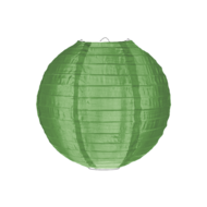 Nylon lampion saliegroen 25cm