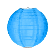 Nylon lampion lichtblauw 35cm