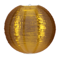 Nylon lampion goud 50cm