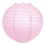 Lampion licht roze 70cm