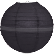 Lampion zwart 75cm