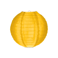 Nylon lampion maisgeel 25cm