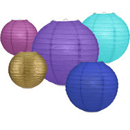 Lampionpakket - Peacock pallet - 20-delig