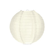 Nylon lampion ivoor 25cm