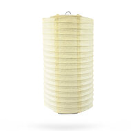 Lampion cilinder ivoor 20 x 35cm